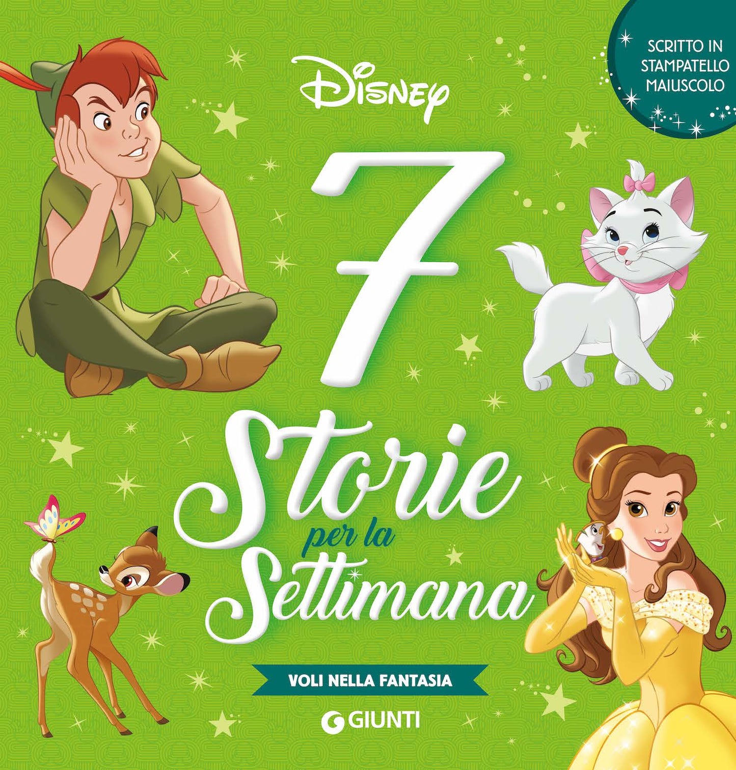 Voli nella fantasia 7 Storie per la settimana . Scritto in stampatello maiuscolo