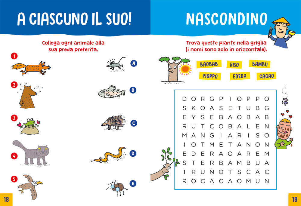 Giochi e quiz per cervelli curiosi – Natura