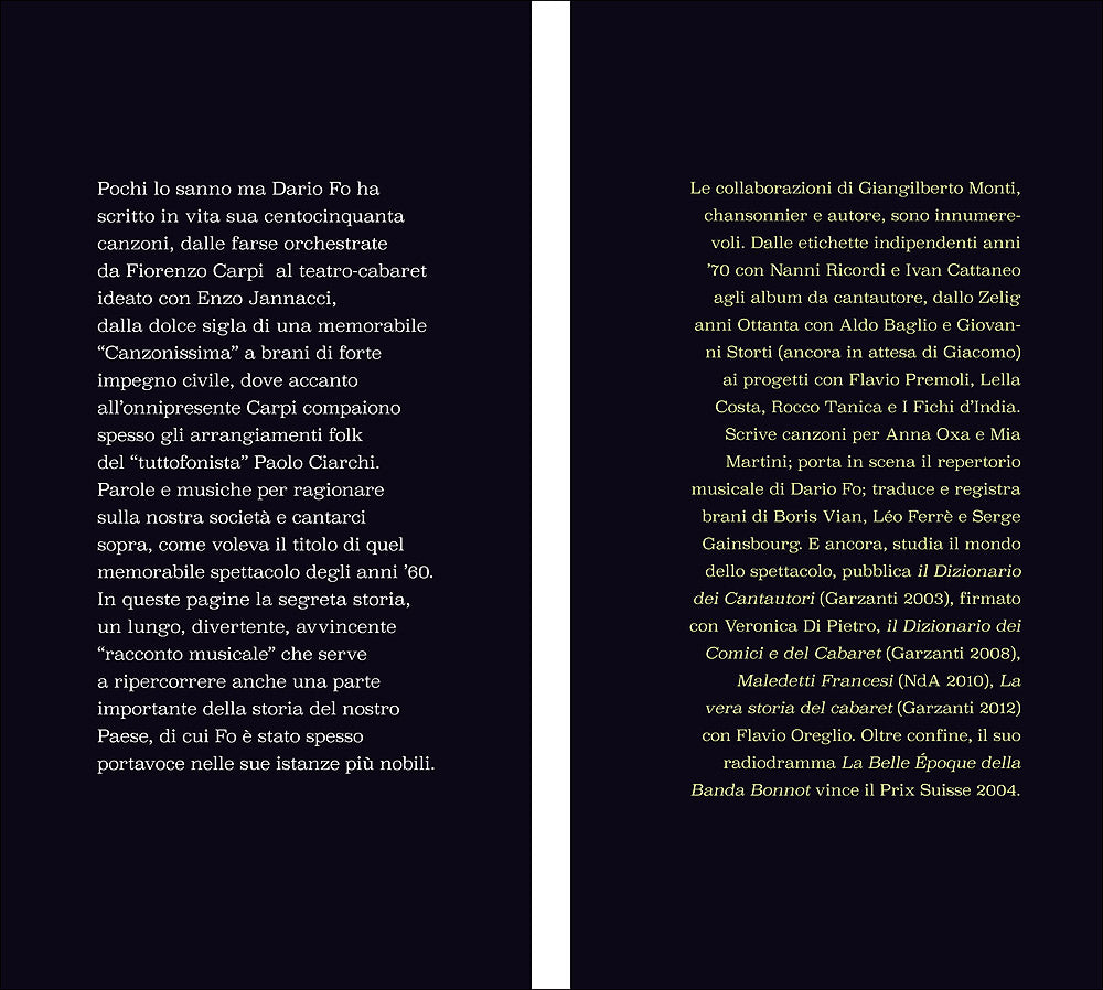 E sempre allegri bisogna stare. Le canzoni del signor Dario Fo