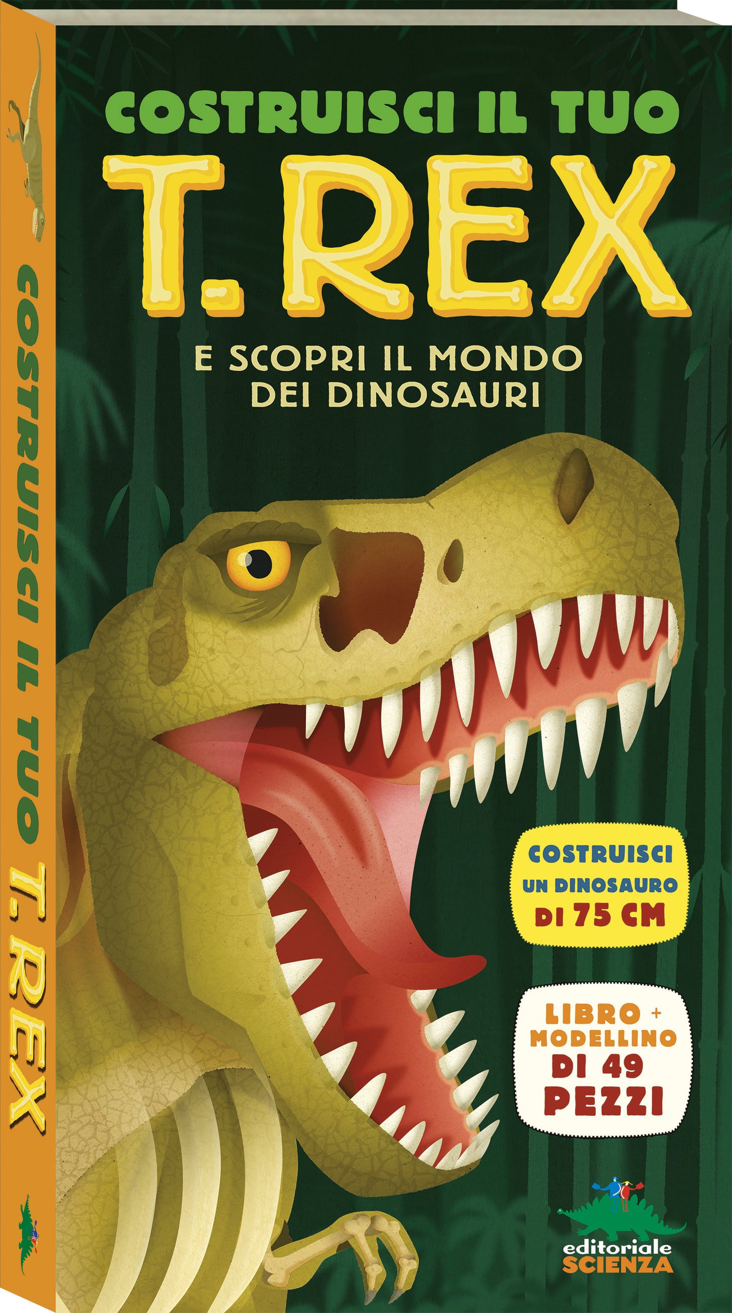 Costruisci il tuo T. rex e scopri il mondo dei dinosauri. Libro + modellino di 49 pezzi