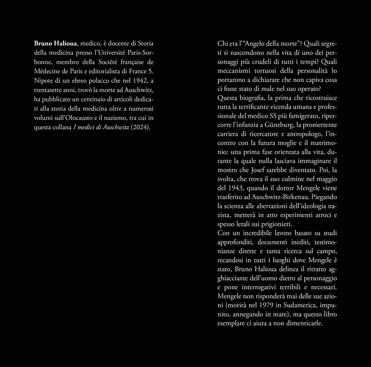 Mengele. Il medico e il carnefice