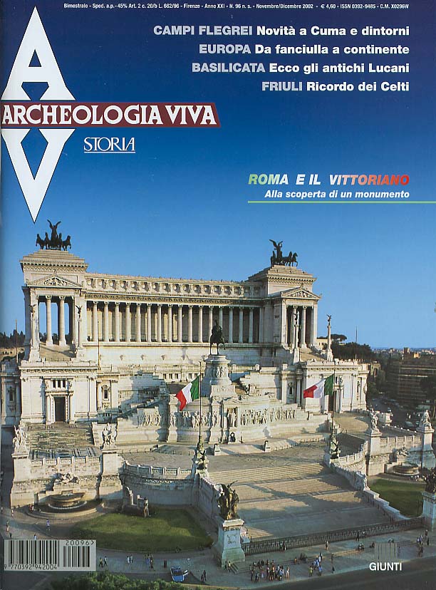 Archeologia Viva n. 96 - novembre/dicembre 2002. Rivista bimestrale