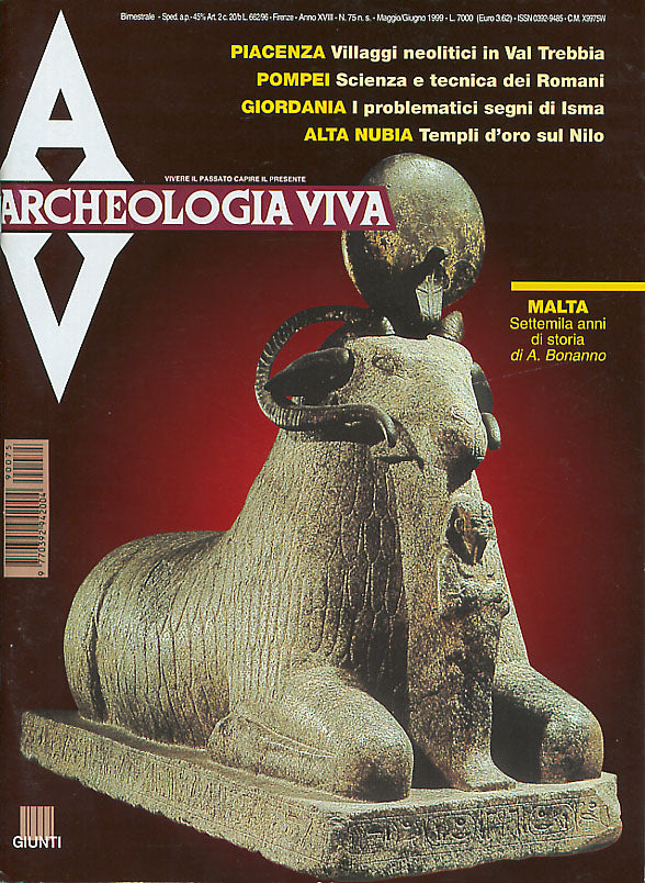 Archeologia Viva n. 75 - maggio/giugno 1999. Rivista bimestrale