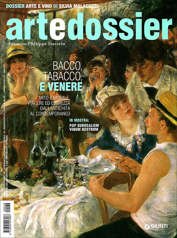 Art e dossier n. 268, Luglio/Agosto 2010. allegato a questo numero il dossier: Arte e vino di Silvia Malaguzzi