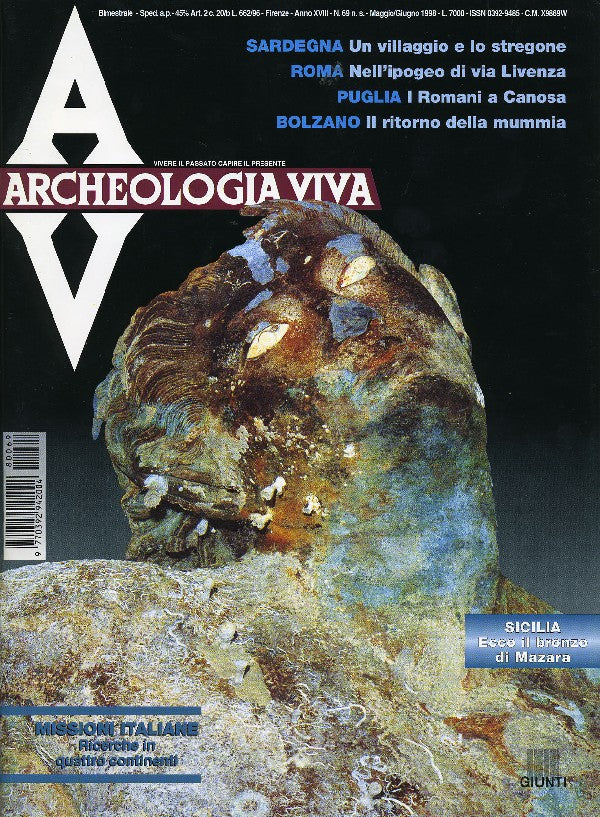 Archeologia Viva n. 69 - maggio/giugno 1998. Rivista bimestrale