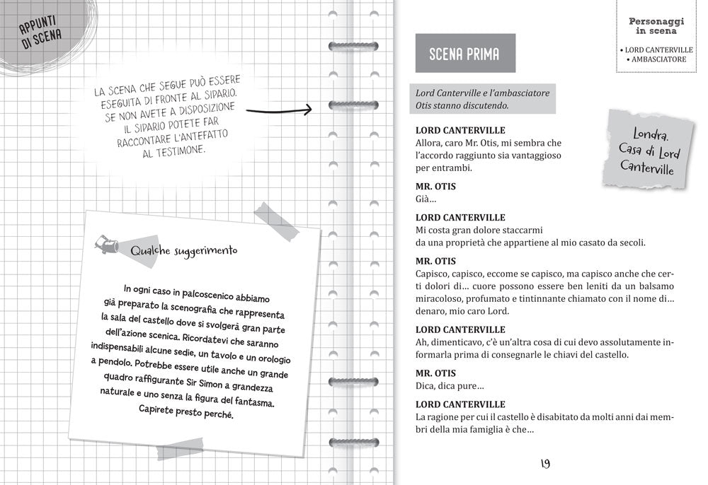 Il fantasma di Canterville. Testi teatrali per attori in erba