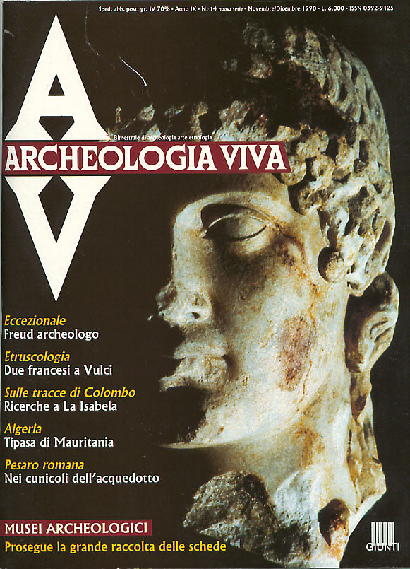 Archeologia Viva n. 14 - novembre/dicembre 1990. Rivista bimestrale
