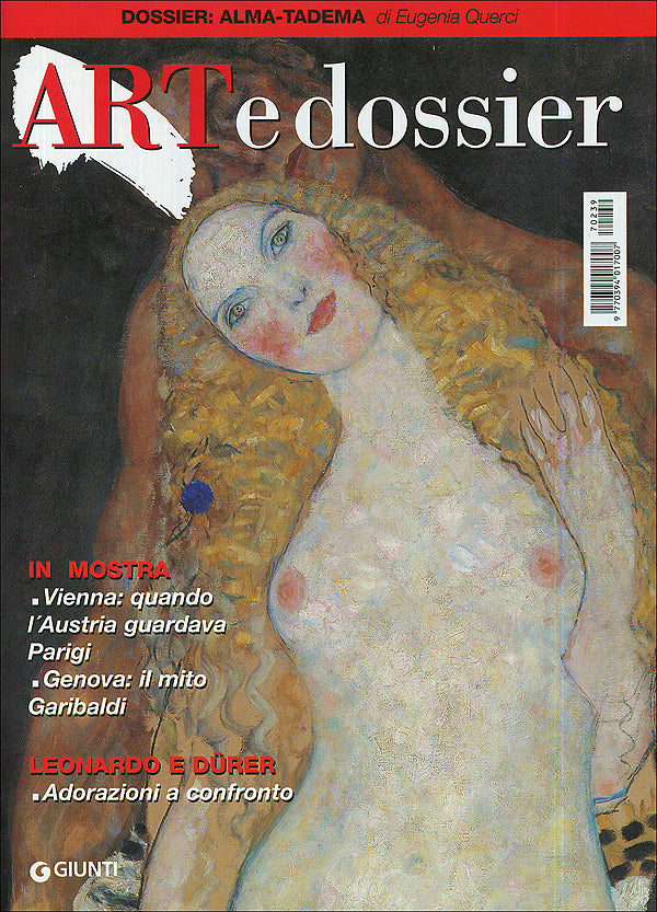 Art e dossier n. 239, dicembre 2007. allegati a questo numero il dossier: Alma-Tadema di Eugenia Querci e l'inserto redazionale: 100 Mostre
