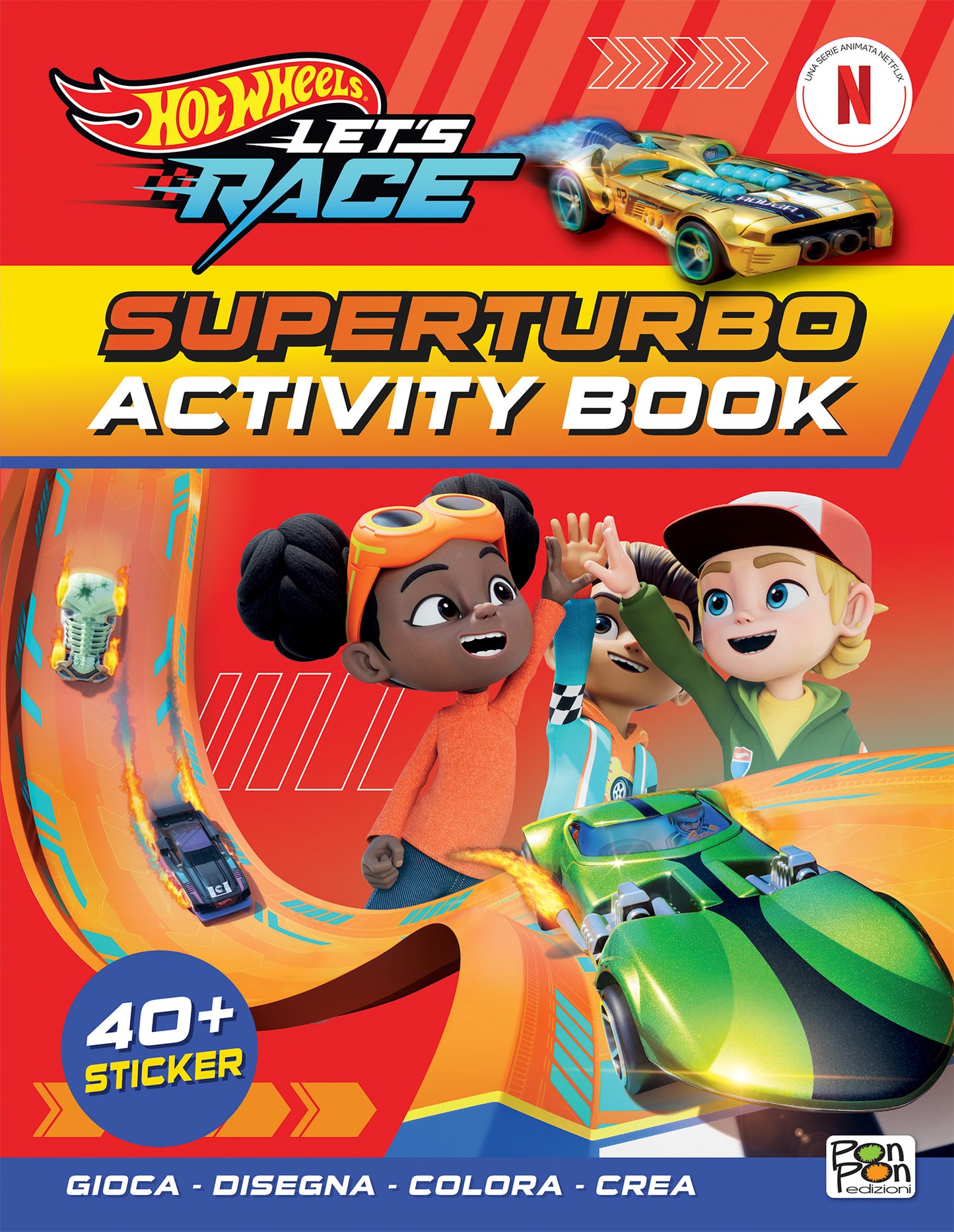 Hot Wheels Let's Race. Activity book. Superturbo