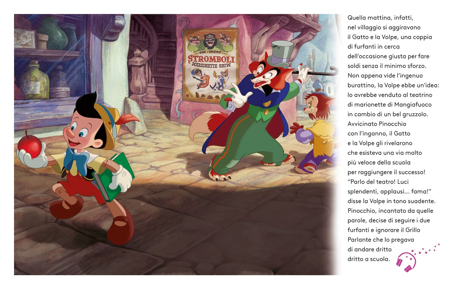 Pinocchio Leggi e ascolta con QR Code. Inquadra il Qr code e ascolta