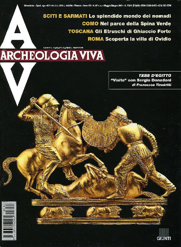 Archeologia Viva n. 87 - maggio/giugno 2001. Rivista bimestrale