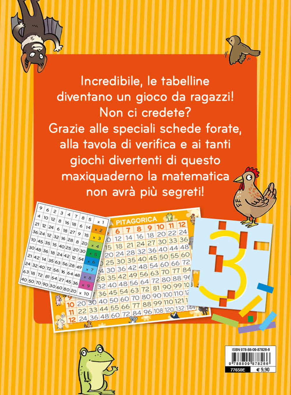 Il gioco segreto per imparare le tabelline. con poster della Tavola Pitagorica