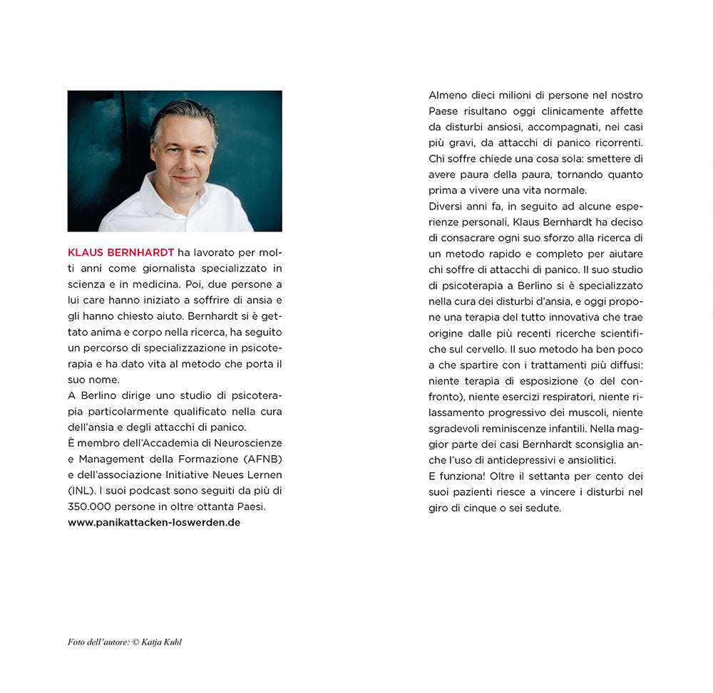 Liberati dall'ansia e dagli attacchi di panico. con il metodo Bernhardt