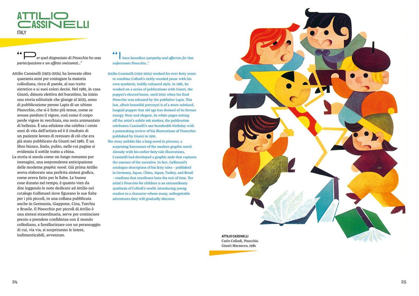 Eccellenze italiane. I vestiti nuovi di Pinocchio. Italian Excellence. Pinocchio's New Clothes