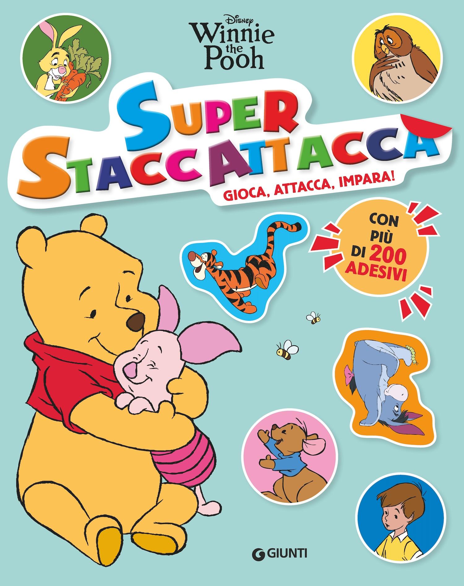 Winnie the Pooh Super Staccattacca. Gioca, attacca, impara - Con più di 200 adesivi