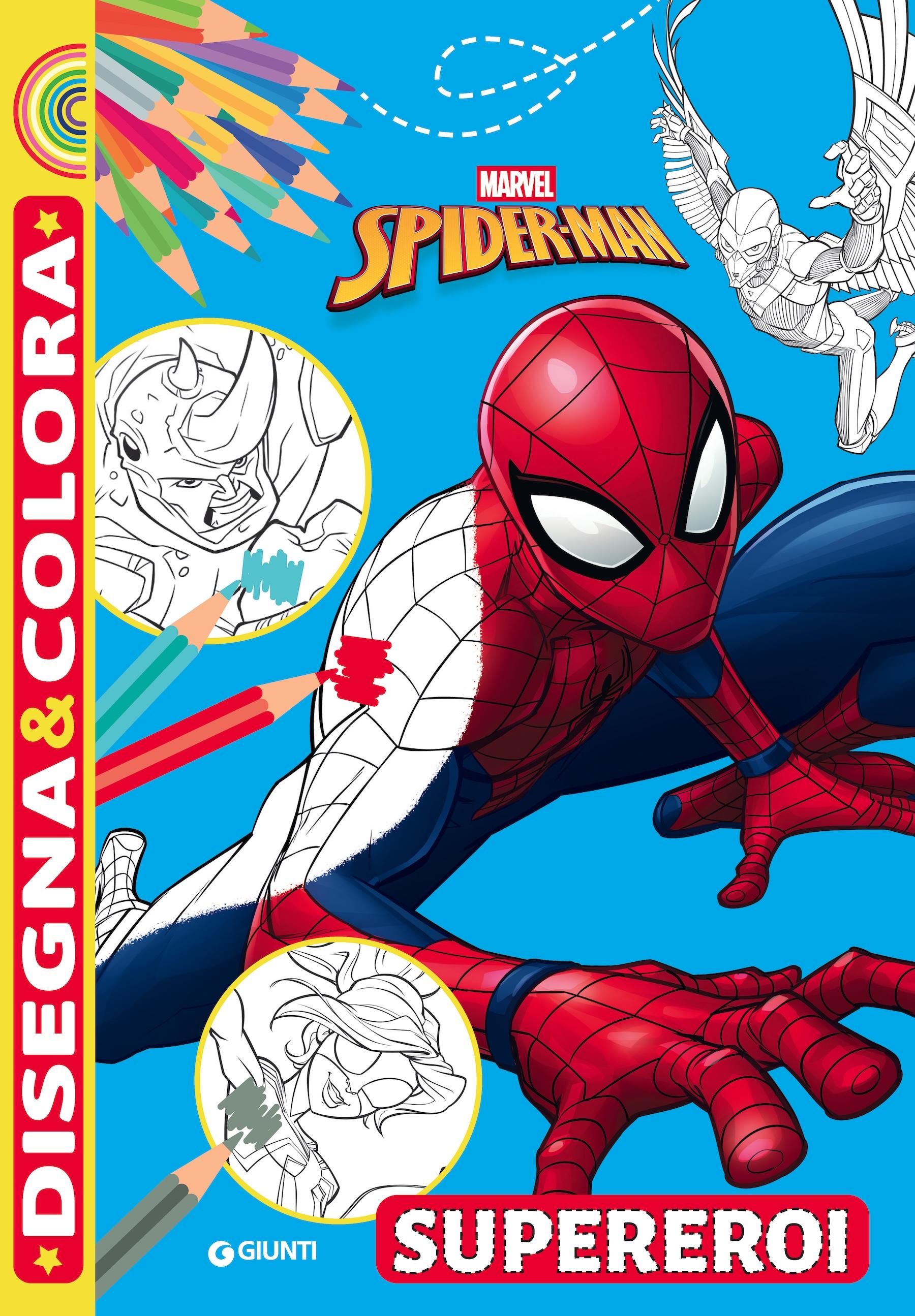 Spider-man Disegna e colora. Supereroi