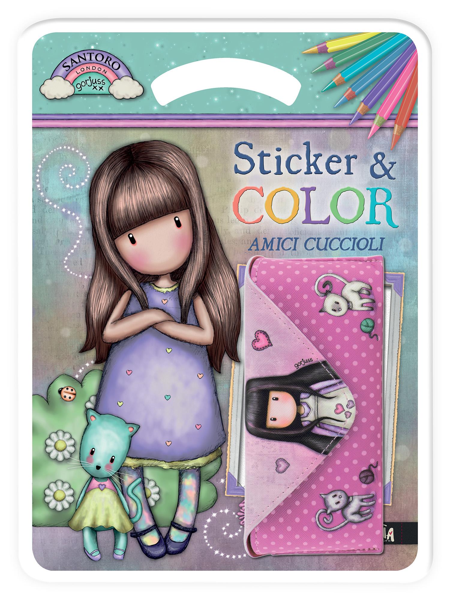 Gorjuss. Activity con gadget. Amici cuccioli + Custodia occhiali morbida