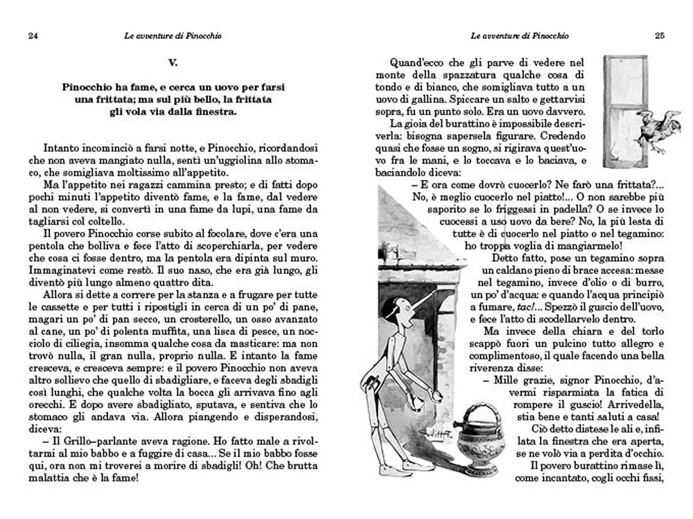 Le avventure di Pinocchio. Storia di un burattino - Illustrazioni di Attilio Mussino