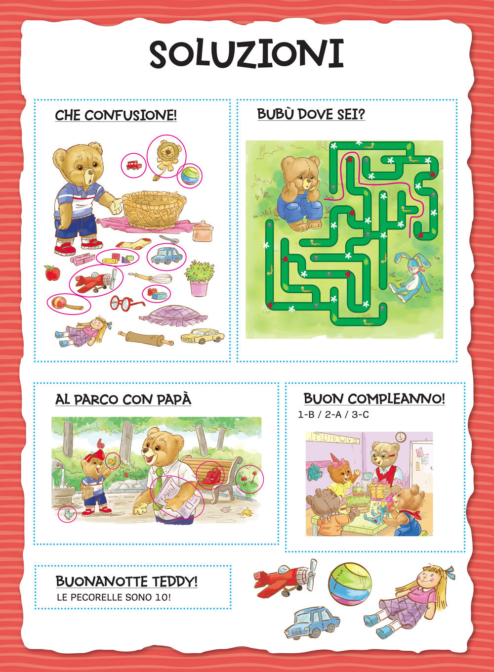 Gioca con Teddy. Con tanti stickers