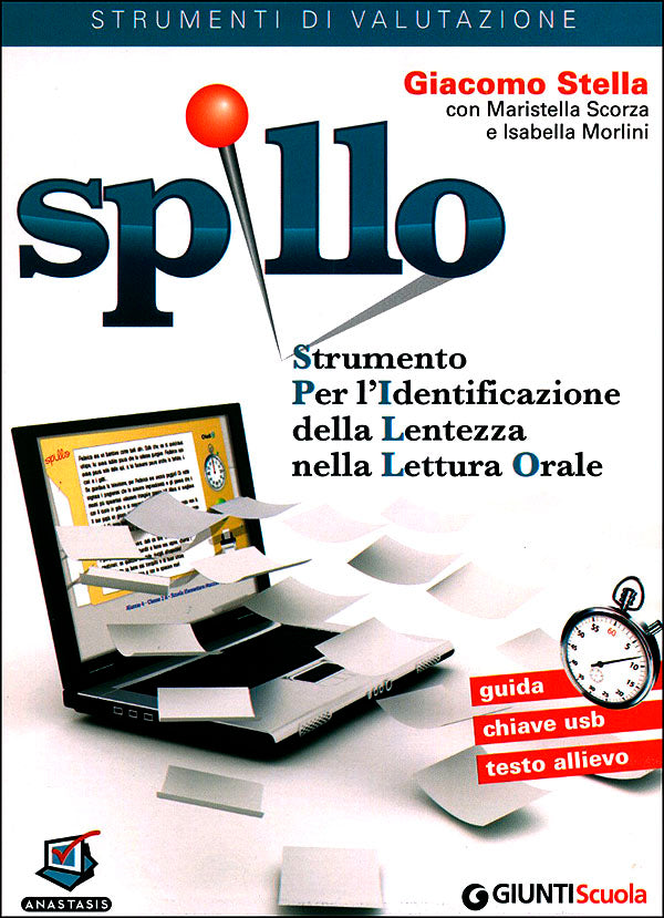 SPILLO: Kit Scuola 1.000 somministrazioni. Guida, chiave USB, testo allievo