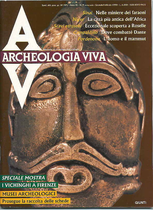 Archeologia Viva n. 9 - gennaio/febbraio 1990. Rivista bimestrale