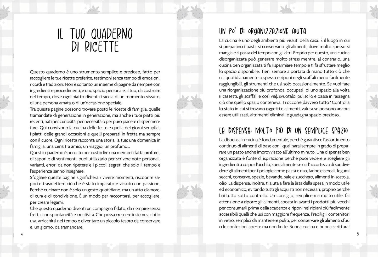 LE MIE RICETTE