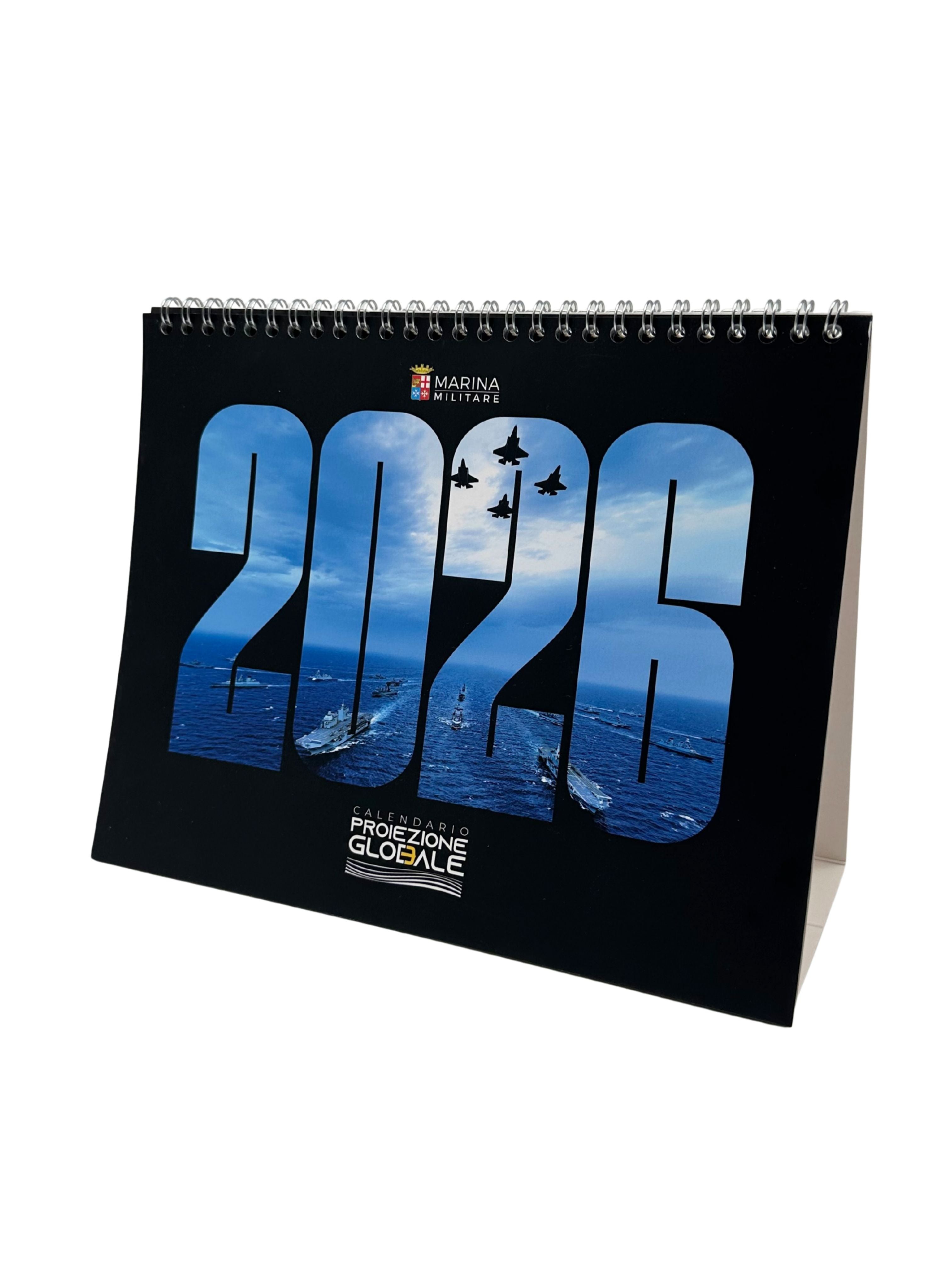 Calendario Marina Militare 2026 - da tavolo . Proiezione Globale