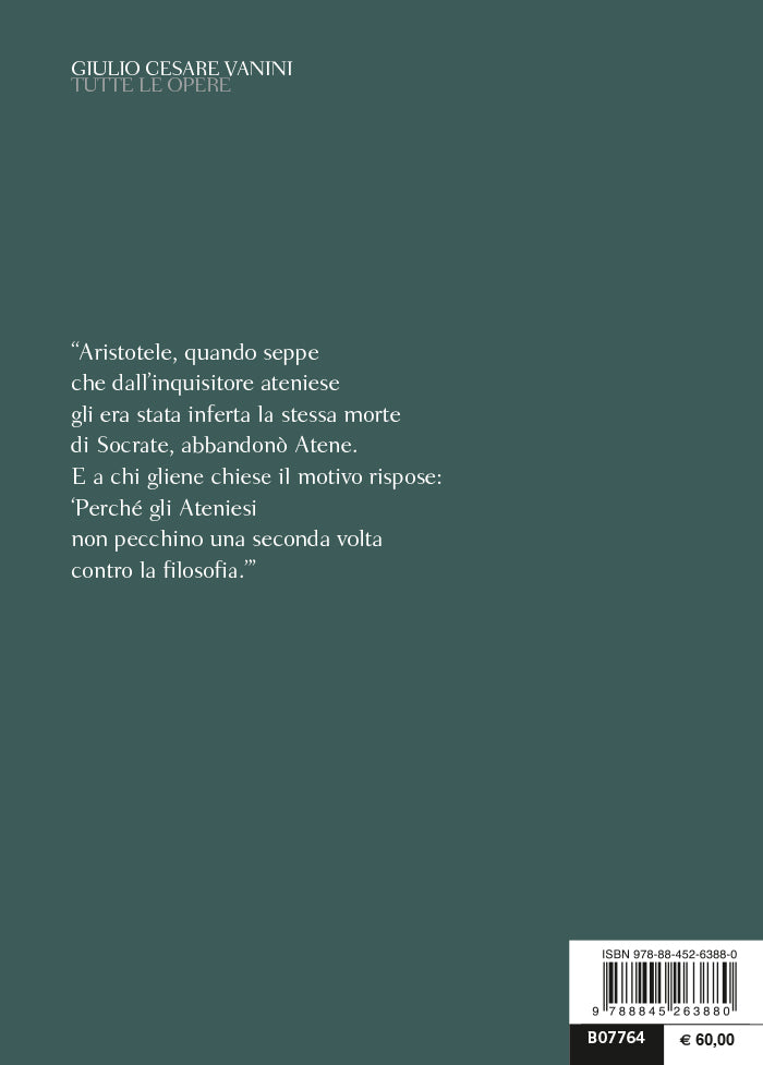 Tutte le opere. Testo latino a fronte