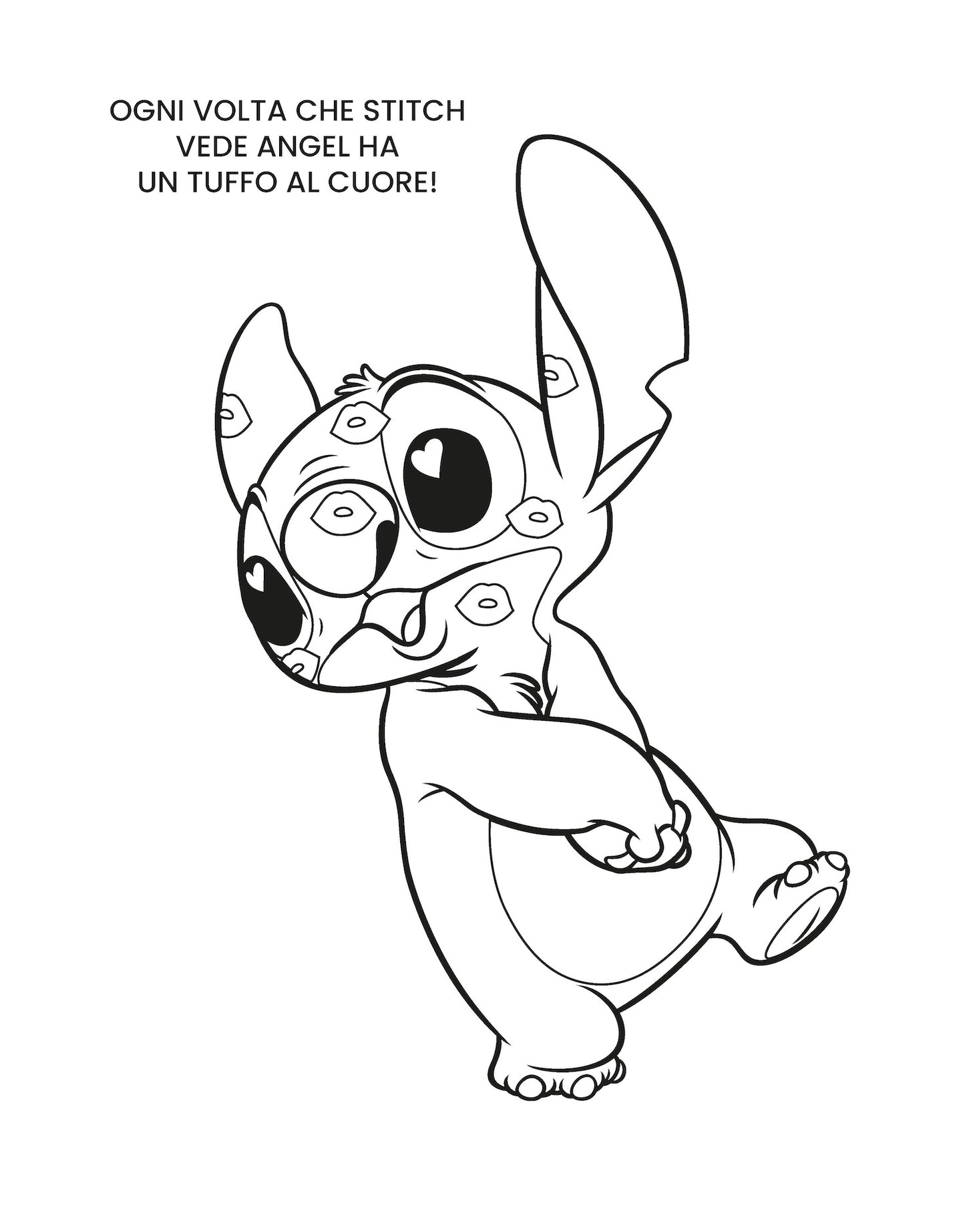 Stitch Mini Staccattacca e colora. Più di 60 adesivi