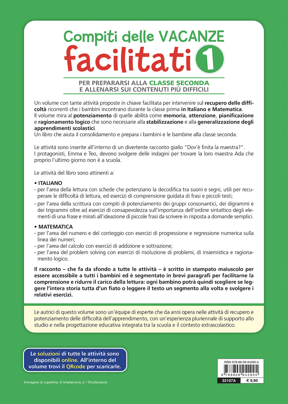 Compiti delle vacanze facilitati 1. Per prepararsi alla classe seconda e allenarsi sui contenuti più difficili