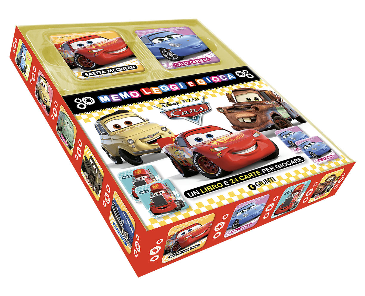 Cars Memo Leggi e Gioca. Un libro e 24 carte per giocare