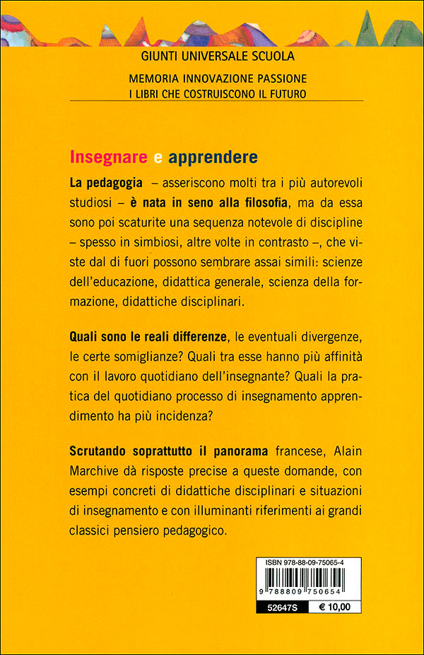 Insegnare e apprendere. La pedagogia alla prova della didattica: storia, teorie, ricerche empiriche