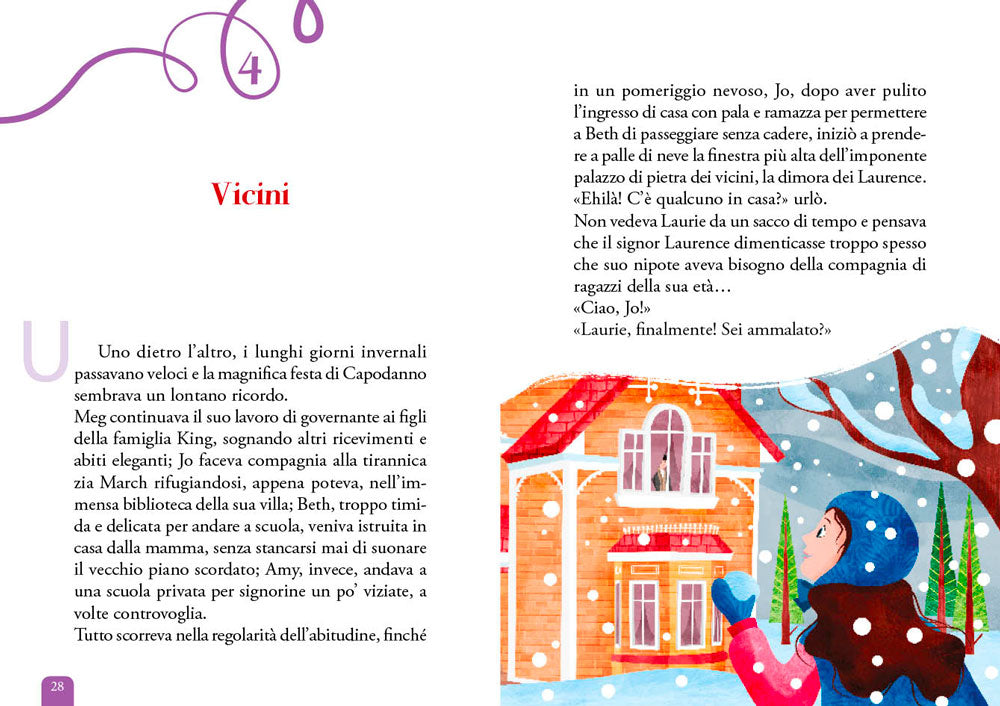Piccole donne. Adattamento a misura di bambino