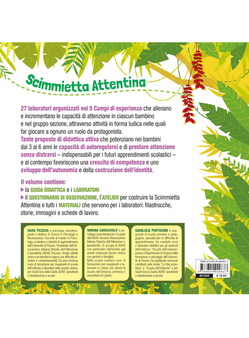 Scimmietta Attentina. Strategie e attività per potenziare l'attenzione alla Scuola dell'Infanzia