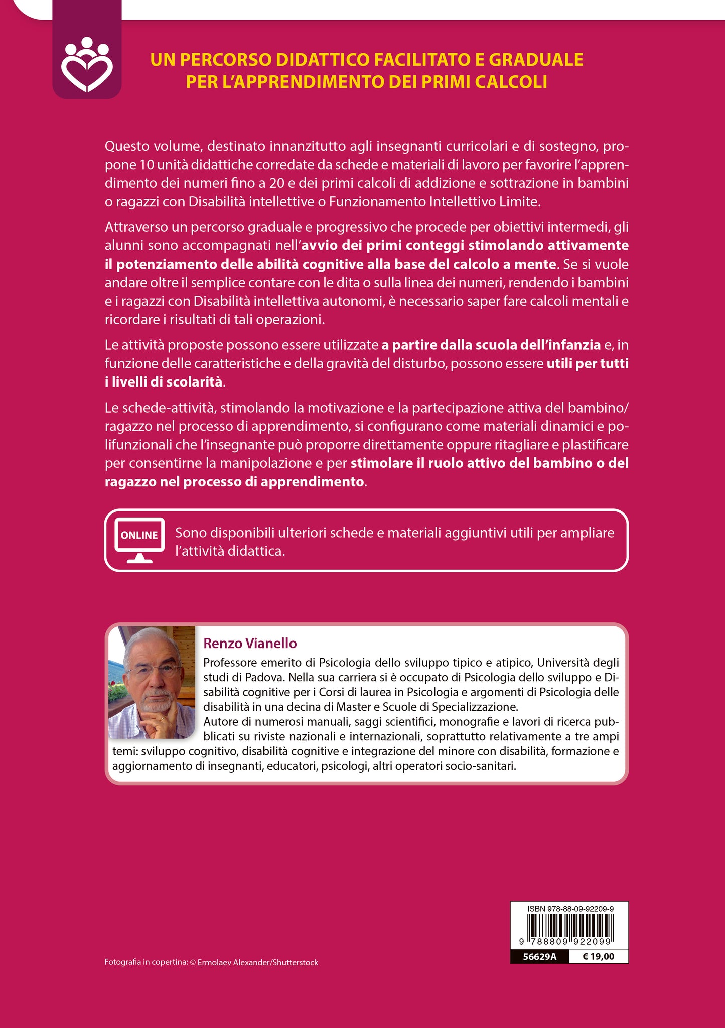 Come insegnare l'aritmetica a bambini e ragazzi con disabilità intellettiva. Un percorso didattico facilitato e graduale  per l’apprendimento dei primi calcoli