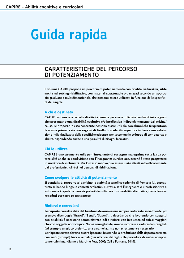 Capire come potenziare le abilità cognitive e curricolari