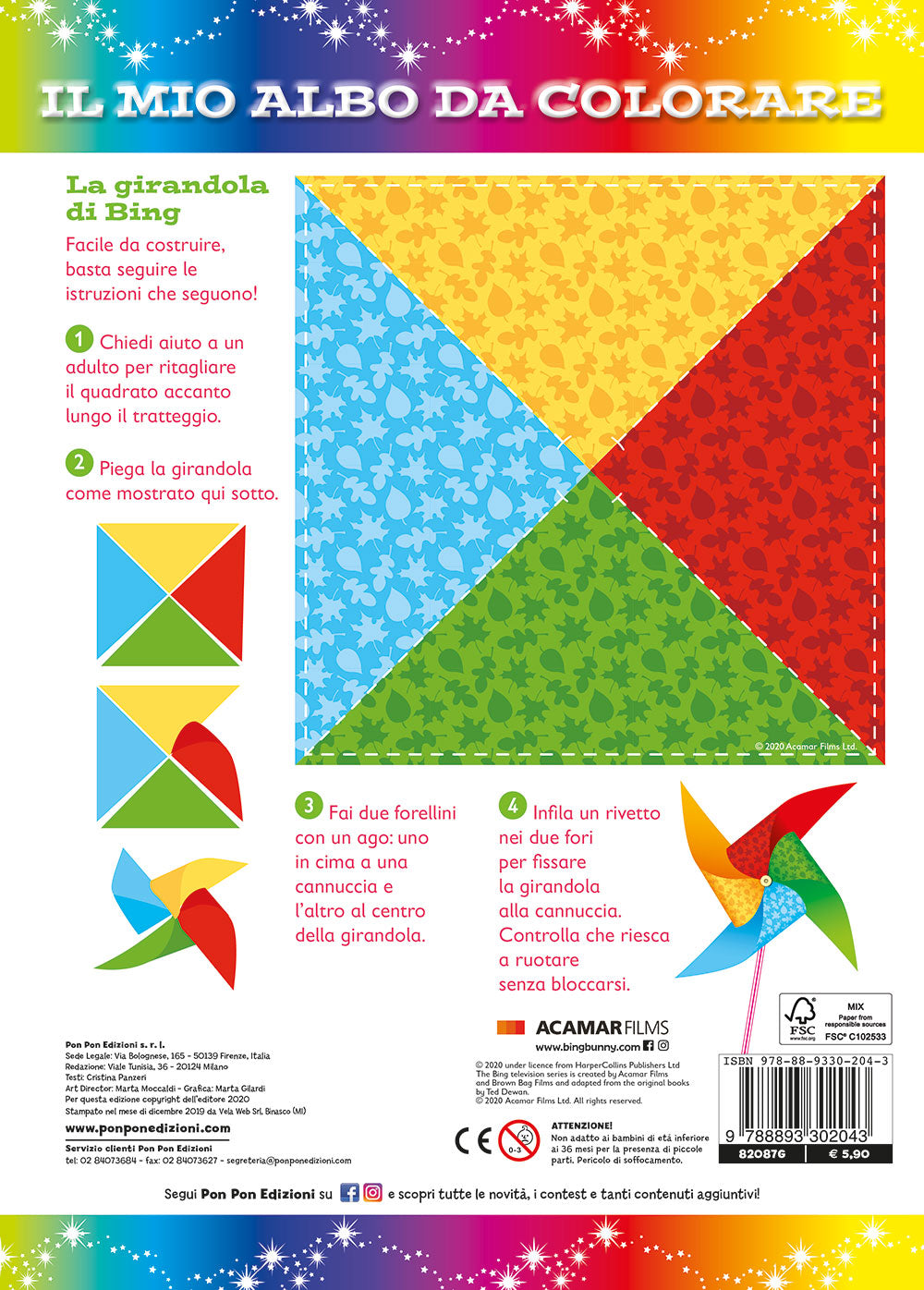 Sticker&Color Bing - Un mondo di giochi!