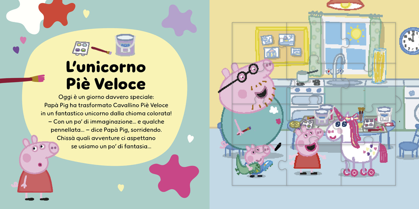 Magici unicorni. Libro Puzzle