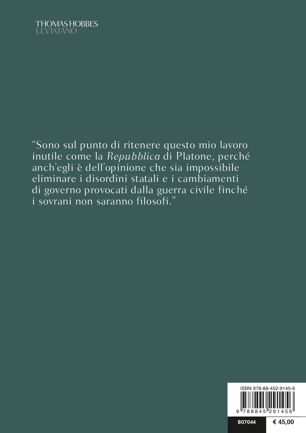 Leviatano. Con testo inglese e latino