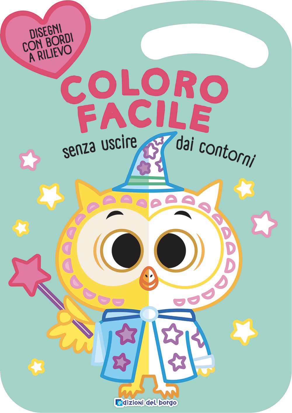 Coloro facile - Gufo. senza uscire dai contorni