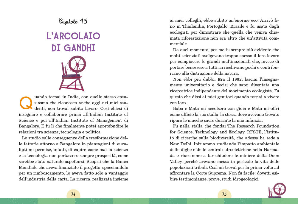Sulle orme di Gandhi. Vandana Shiva si racconta