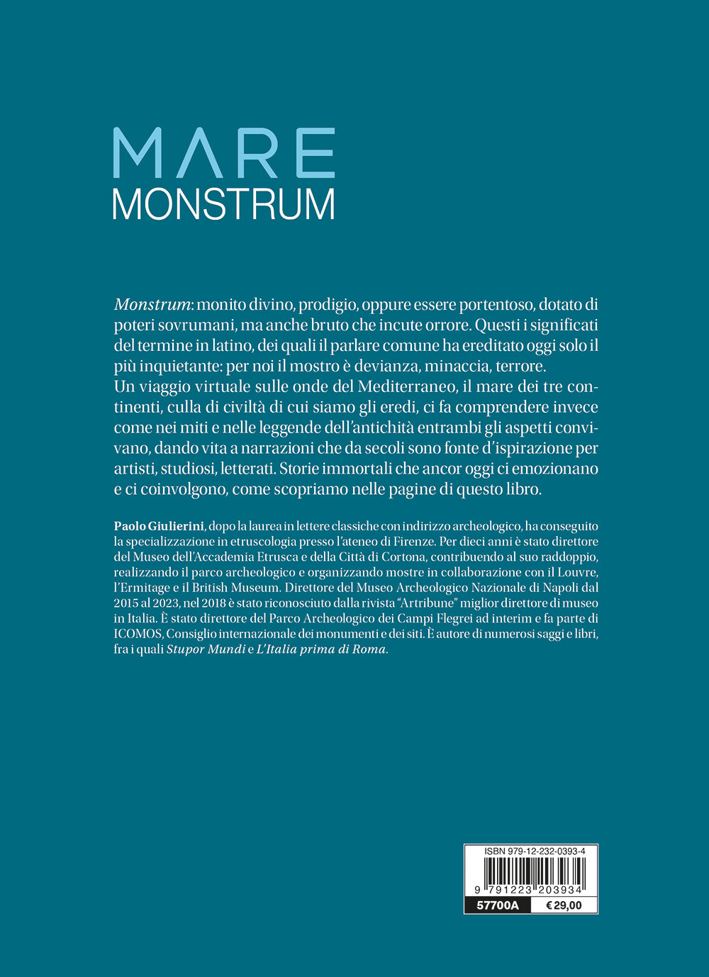 Mare Monstrum. Mistero e meraviglia: miti e leggende del Mediterraneo