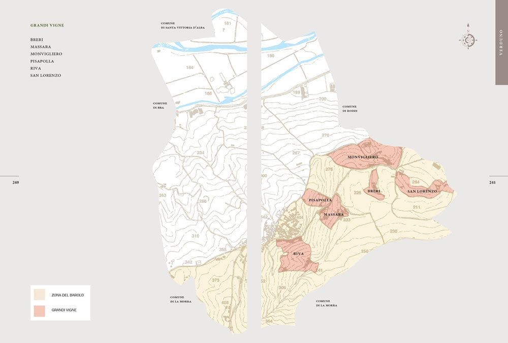 Atlante delle vigne di Langa. I grandi cru del Barolo e del Barbaresco