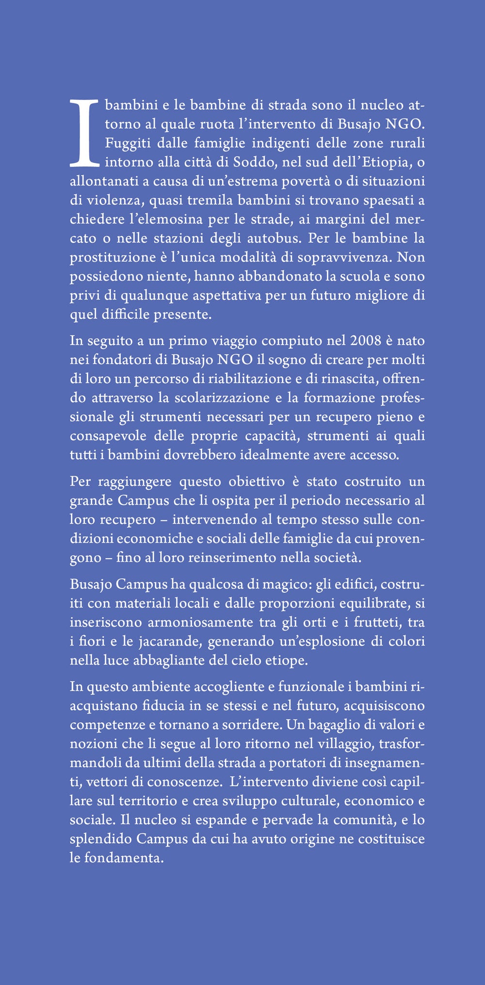 Busajo. Bambine e bambini che guardano lontano