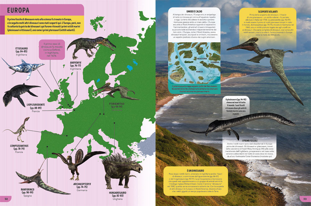 Il libro dei dinosauri. Enciclopedia super aggiornata con oltre 80 creature preistoriche