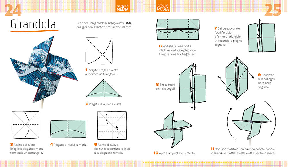Origami giapponesi . 10 modelli tradizionali