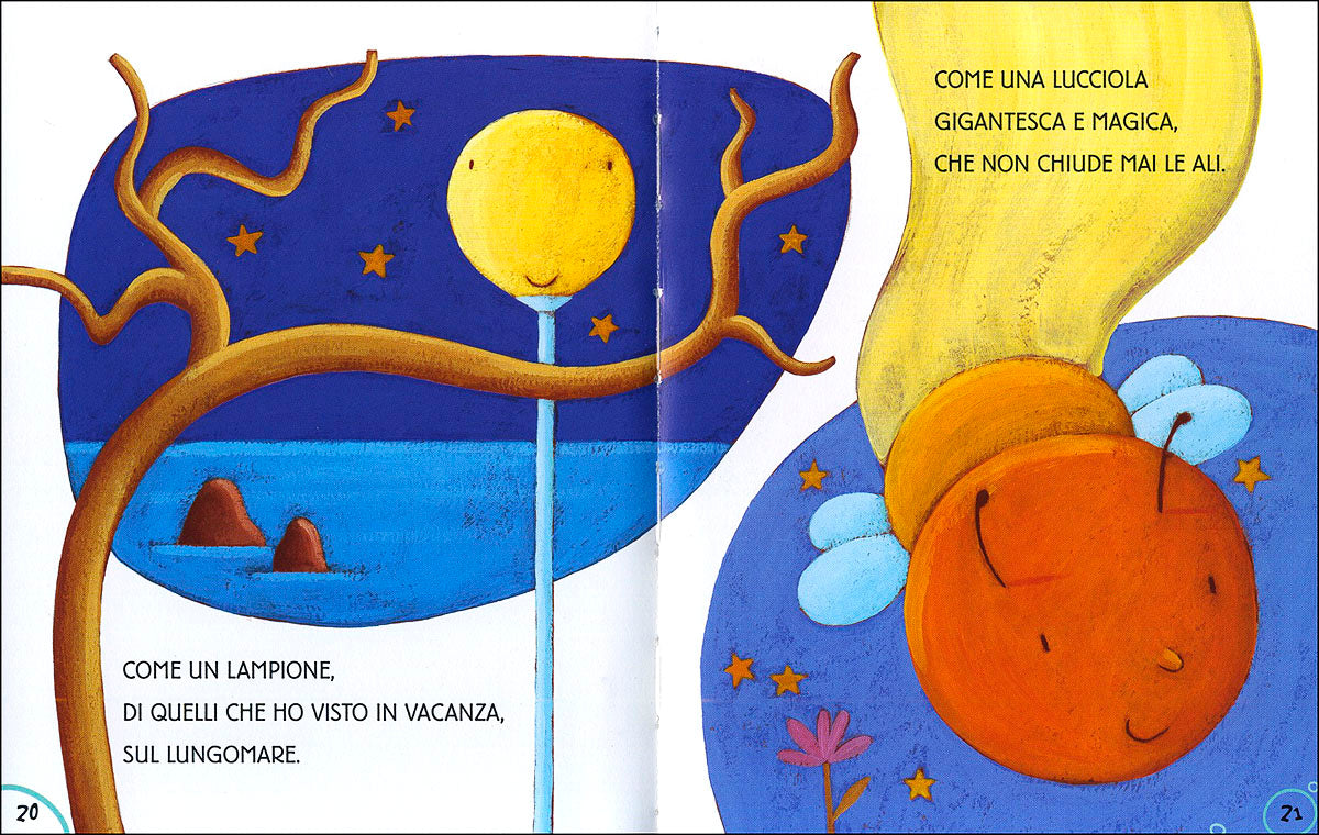 La luna sul vetro