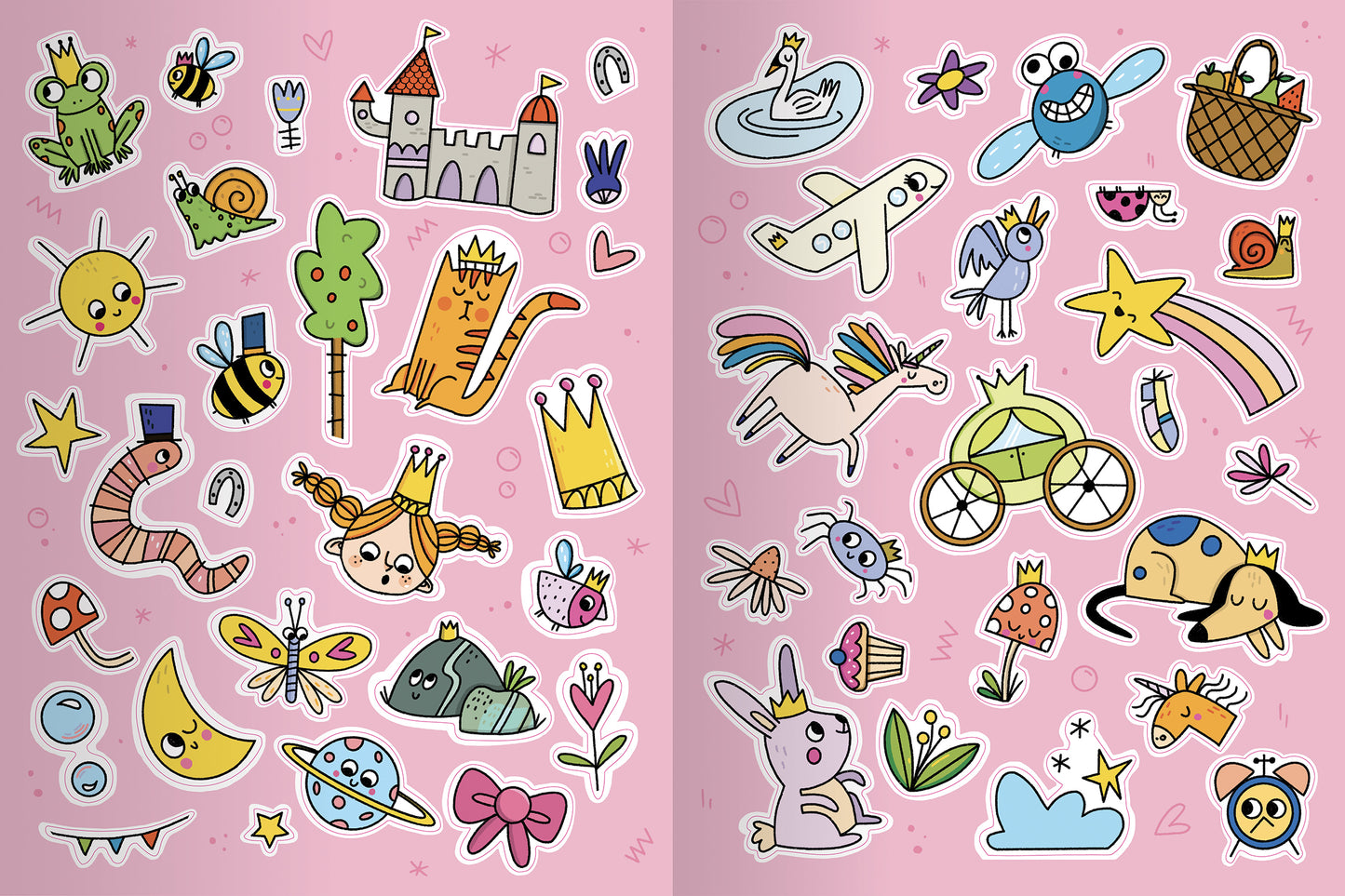 Principesse e Unicorni. Attività, Tatuaggi e Sticker