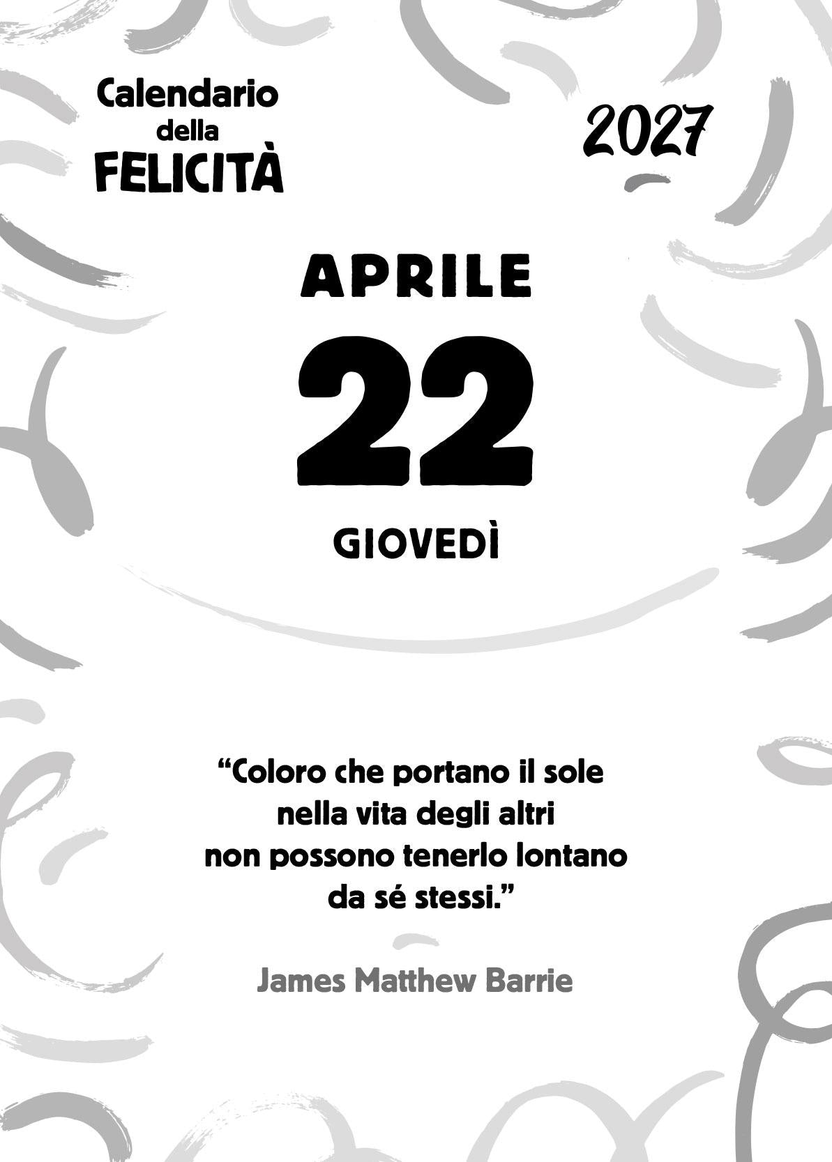 Calendario della Felicità 2007