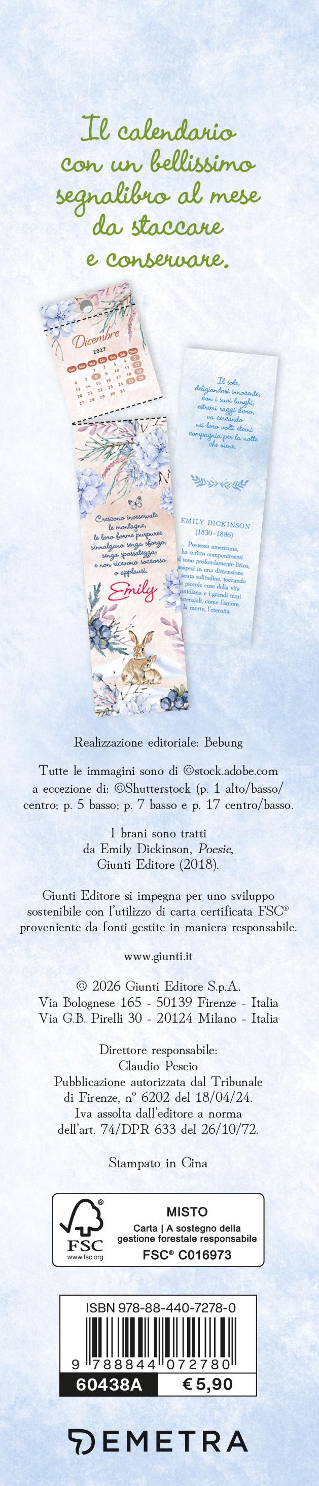 Calendario Emily Poesie 2007